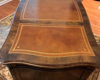 Desk "sligh" w lock and keys 31' tall x 71" long x 33" wide $2,000.00