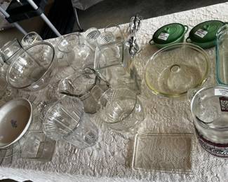 Miscellaneous clear glass