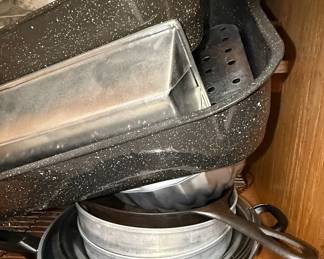 Stainless Steel Steamer Pot and Assorted Cookware