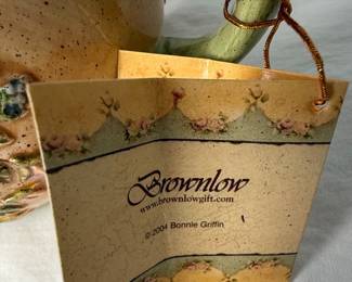Brownlow Gifts Bonnie Griffin Rosa Bella Teapot