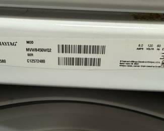 Maytag Bravos Quiet Series 300 Washer and Dryer