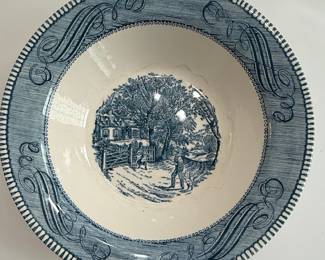 Royal China Currier & Ives Home Sweet Home Bowl