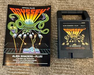 Magnavox Odyssey 2 Game Cartridges and Manuals