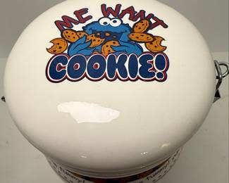 2006 Sesame Street Cookie Monster Cookie Jar