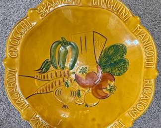 California Pottery Pasta Serving Bowl