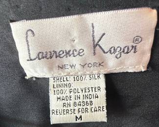 Laurence Kazar New York Sequin Silk Jacket