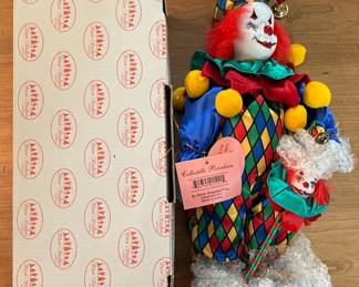 Show-Stoppers Collectible Porcelain Clown Doll
