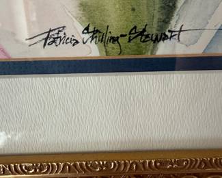 Patricia Shilling-Stewart Floral Watercolor Print