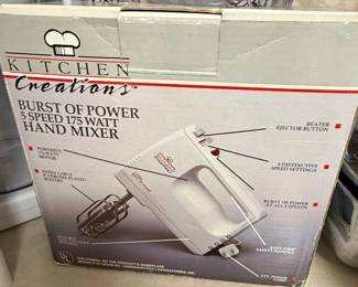 Kitchen Creations 5-Speed Hand Mixer