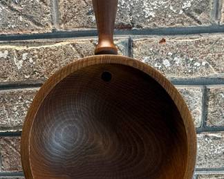 Woodcroftery Handled Wooden Bowl