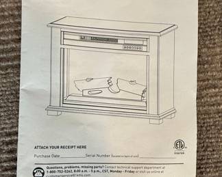 Warm-Living Infrared Quartz Electric Fireplace