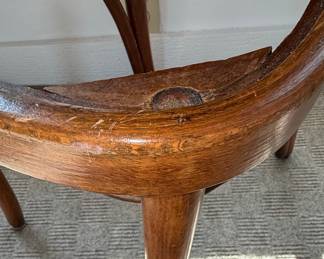 Jacob & Josef Kohn Bentwood Ladder Back Side Chair