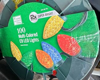 Gemmy LED Lightshow Projection Plus Whirl-A-Motion + Static Holiday Decor