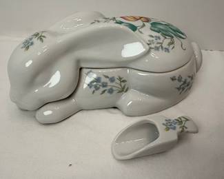 Elizabeth Arden Porcelain Rabbit Tureen