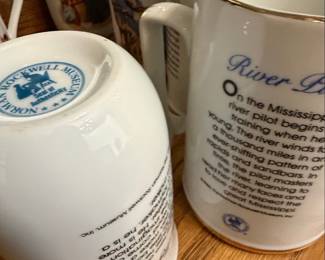 Norman Rockwell Seafarers Collection Tankard Mugs