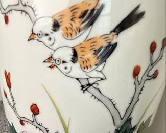 Kutani and Fine China Japan Floral Vases