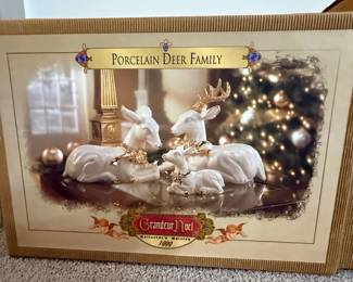Grandeur Noel Porcelain Holiday Figures