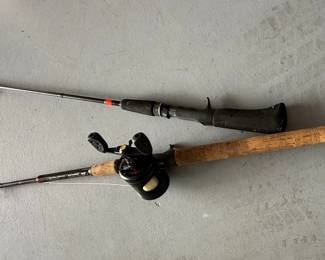Abu Garcia Black Max 3600 Reel, Shimano Graphite Rod Combo with Fishing Gear