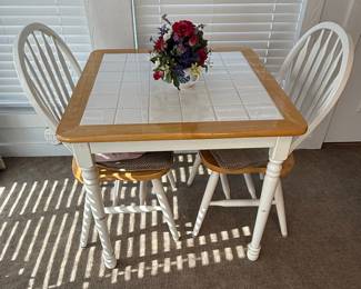 AIG Designs Tile Top Dining Set