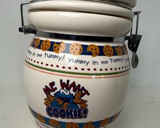 2006 Sesame Street Cookie Monster Cookie Jar