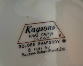 Kaysons Golden Rhapsody Fine China Set