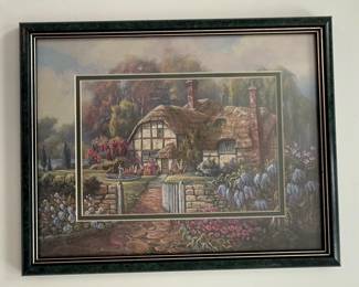 Carl Valente Cottage Garden Print Style Wall Art