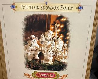 Grandeur Noel Porcelain Holiday Figures