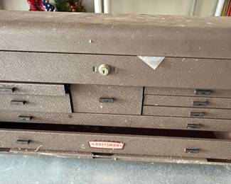 Vintage Craftsman Kennedy Style Machinist Tool Chest