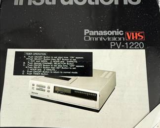 Panasonic Omnivision PV-1220 VHS VCR