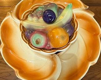 Lane & Co. Fruit Bowl and Platter Set