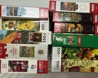 Assorted Jigsaw Puzzles Collection