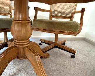 Stoneville Furniture Cane Back Dining Set