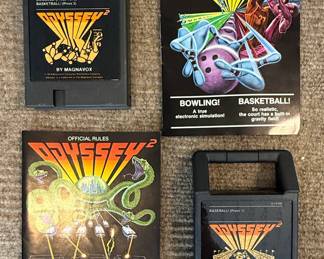 Magnavox Odyssey 2 Game Cartridges and Manuals