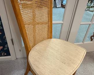 Oak Dining Set with Cane Back Chairs