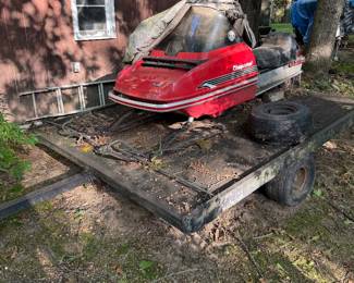 1973 Chaparral Firebird Snowmobile & Trailer
