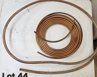 Lot 44 Copper tubing