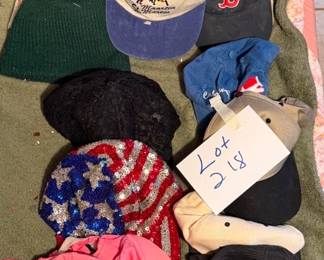 Lot 218 collection of hats