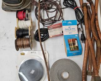Lot 42 Wire, cable, and more