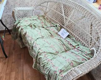 Lot 99 Wicker bench