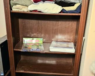 Lot 179 Wood shelf contents