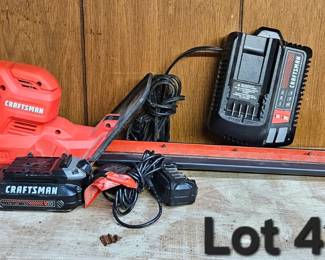 Lot 43 Craftsman hedge trimmer