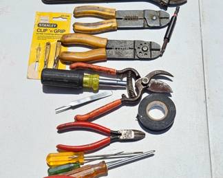 Lot 8 Assorted Pliers and Tools