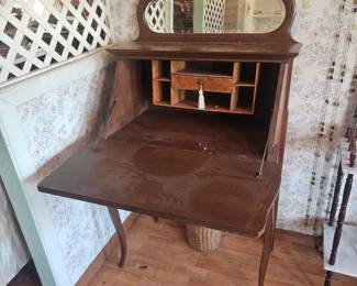 Lot 87 Vintage wood secretary