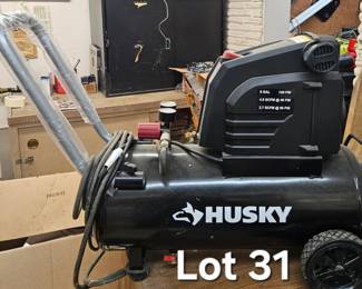 Lot 31 Husky Compressor