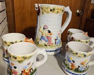 Lot 121 Detail of ceramics