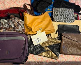 Lot 220 purses bags
