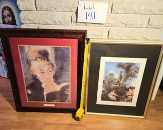 Lot 141 wall decor, two pcs