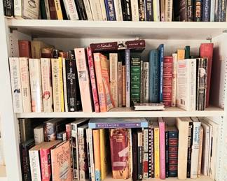 Lot 105 Four rows of books