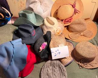 Lot 219 collection of hats