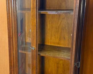 Lot 213 Curio cabinet detail